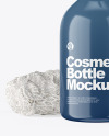 Cosmetic Bottle with Pump & Coral Sponges