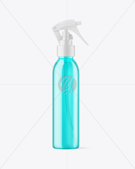 Color Plastic Spray Bottle Mockup Color Plastic Spray Bottle Mockup