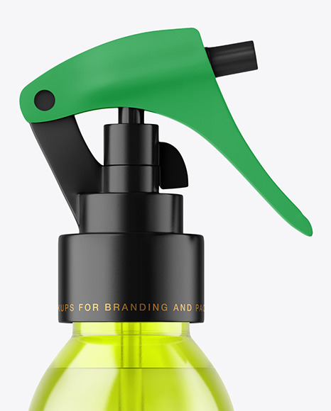 Color Plastic Spray Bottle Mockup Color Plastic Spray Bottle Mockup