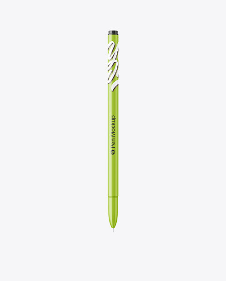 Glossy Pen Mockup