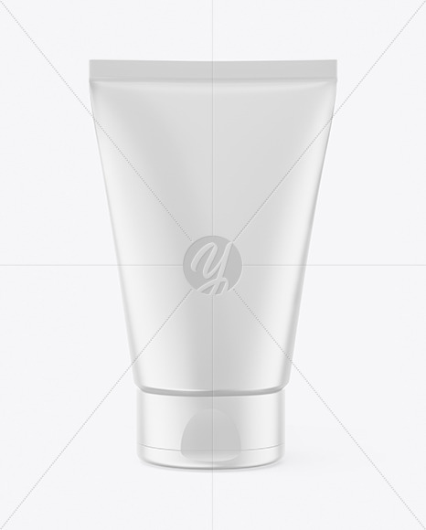 Matte Cosmetic Tube Mockup