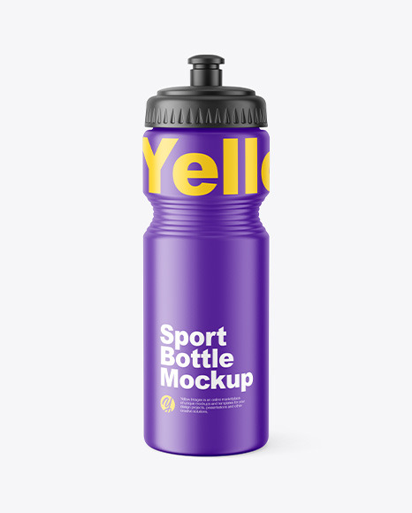 Matte Sport Bottle Mockup - Sport bottle mockup