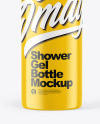 Glossy Shower Gel Bottle Mockup