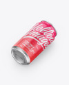 Metallic Can W/ Glossy Finish Mockup Metallic Can W/ Glossy Finish Mockup