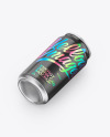 Metallic Can W/ Glossy Finish Mockup Metallic Can W/ Glossy Finish Mockup