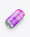 Metallic Can W/ Matte Finish Mockup Metallic Can W/ Matte Finish Mockup
