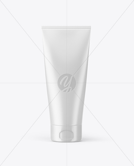 Matte Cream Tube Mockup