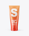 Matte Cream Tube Mockup