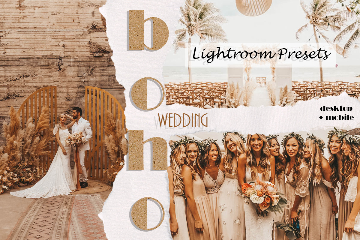 Boho Wedding Lightroom Presets | Mobile + Desktop