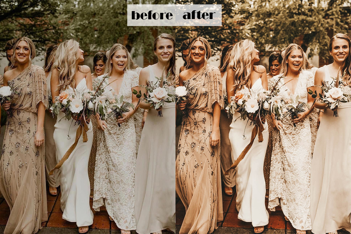 Boho Wedding Lightroom Presets | Mobile + Desktop