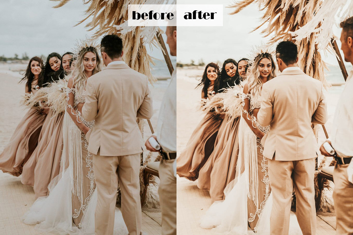 Boho Wedding Lightroom Presets | Mobile + Desktop