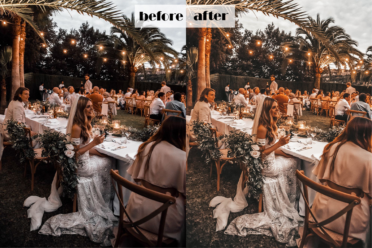 Boho Wedding Lightroom Presets | Mobile + Desktop