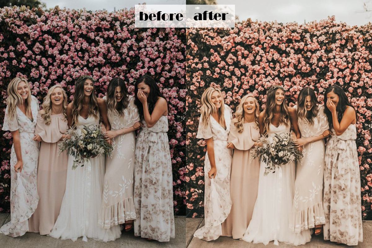 Boho Wedding Lightroom Presets | Mobile + Desktop