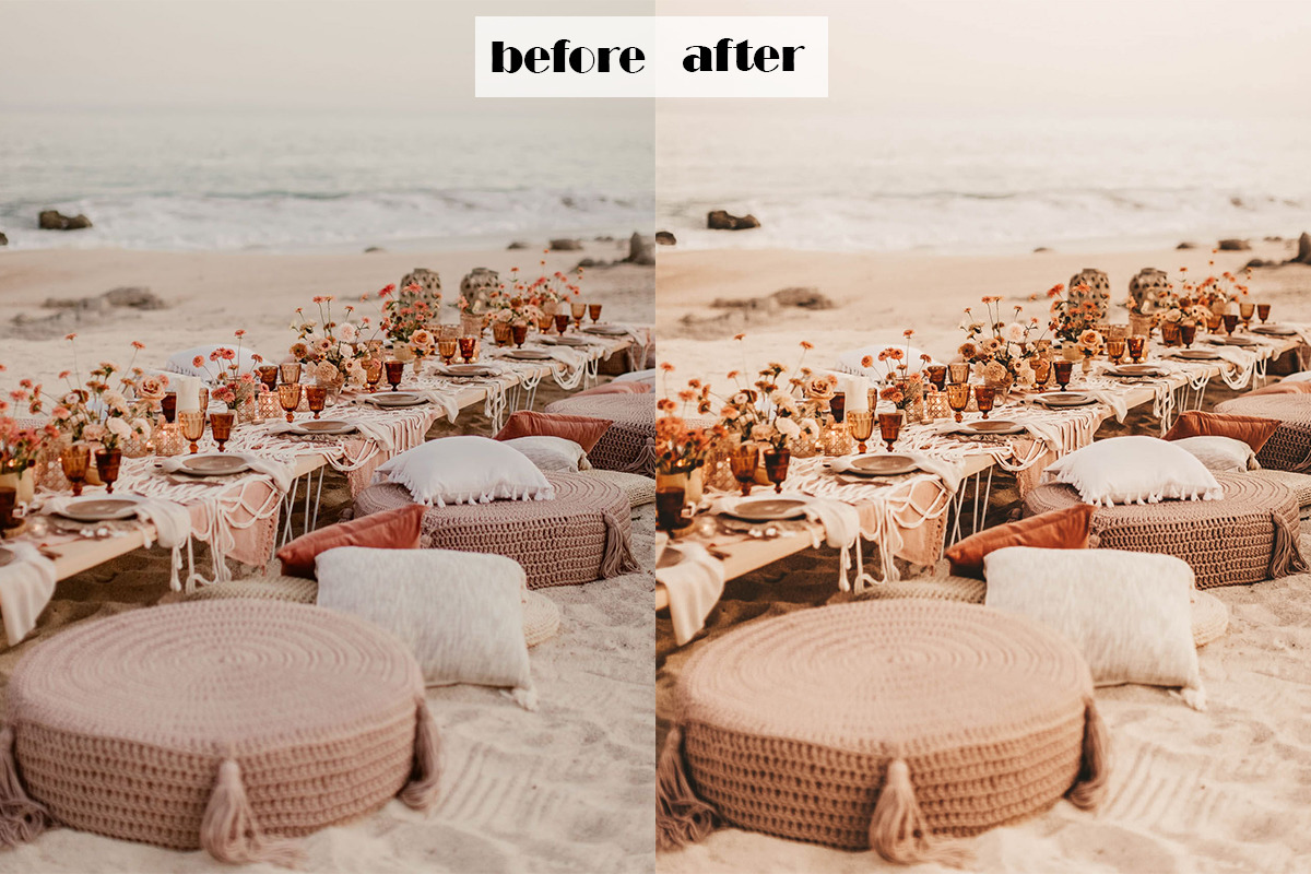 Boho Wedding Lightroom Presets | Mobile + Desktop