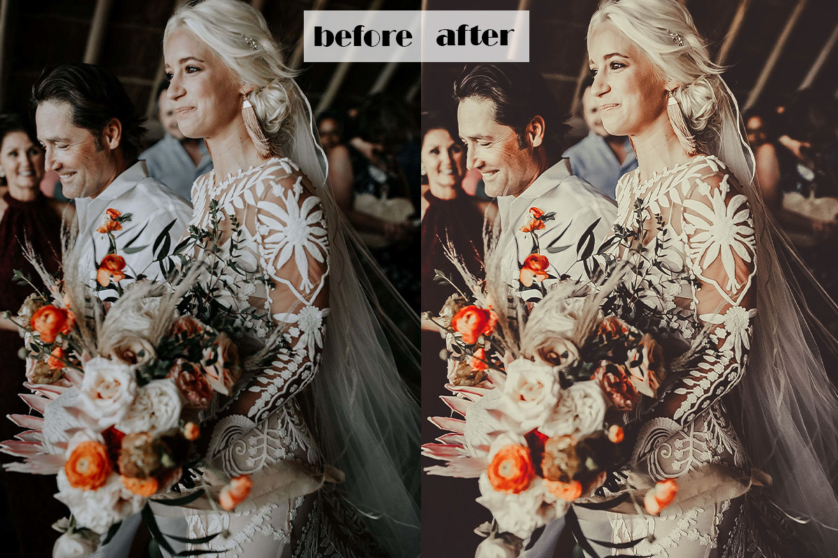 Boho Wedding Lightroom Presets | Mobile + Desktop