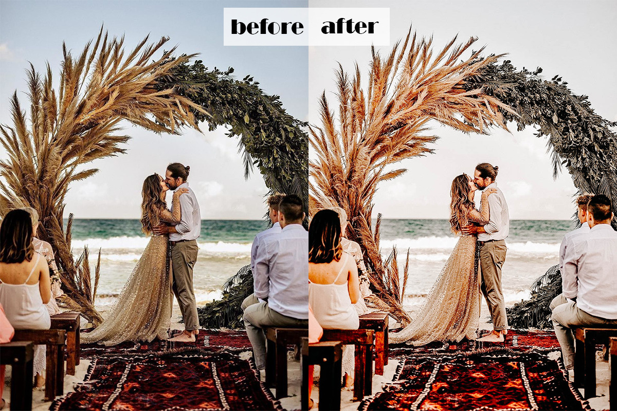 Boho Wedding Lightroom Presets | Mobile + Desktop