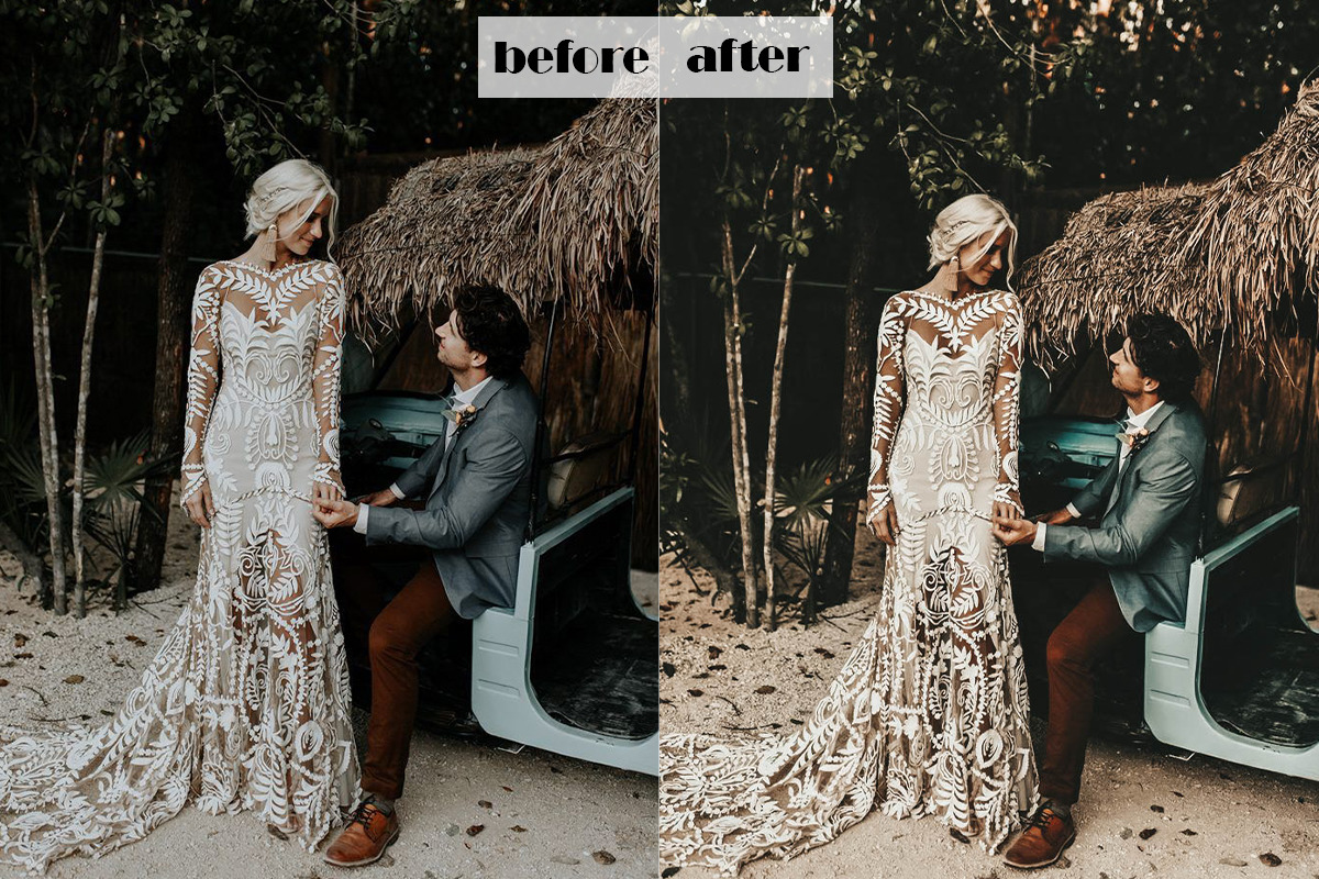 Boho Wedding Lightroom Presets | Mobile + Desktop