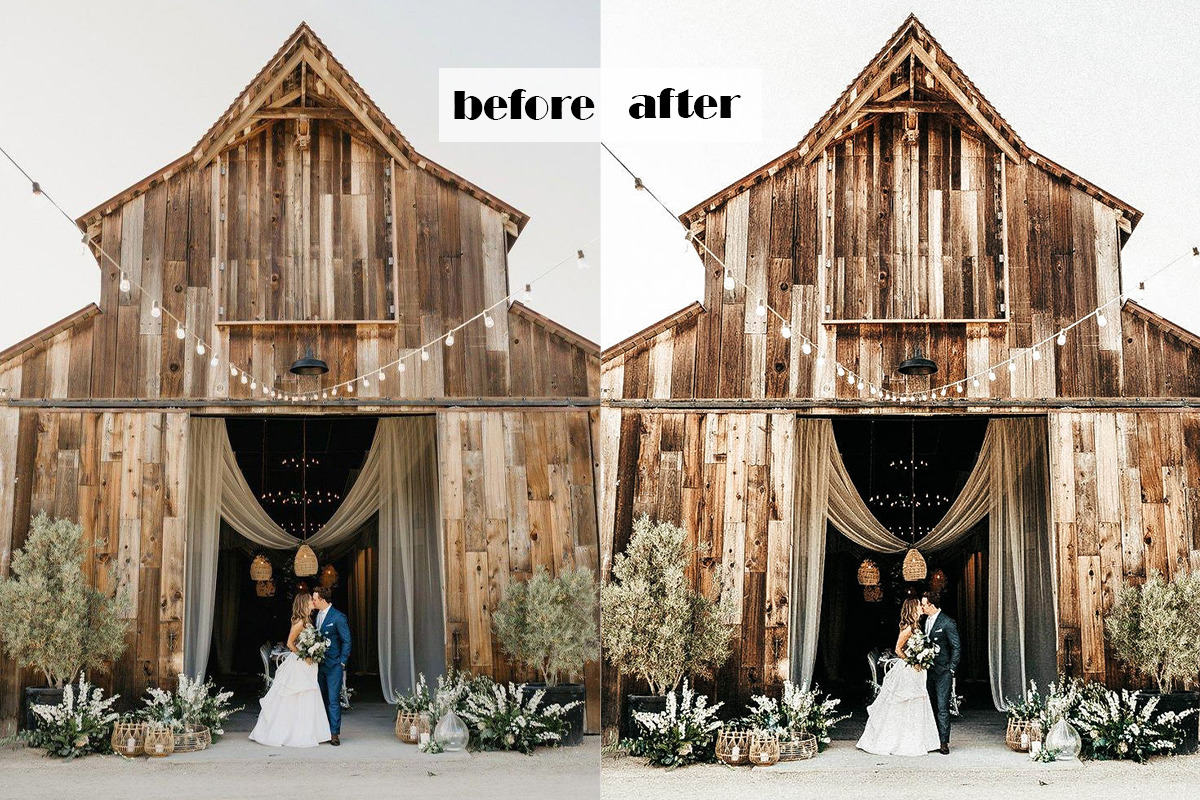 Rustic Wedding Lightroom Presets | Mobile &amp; Desktop