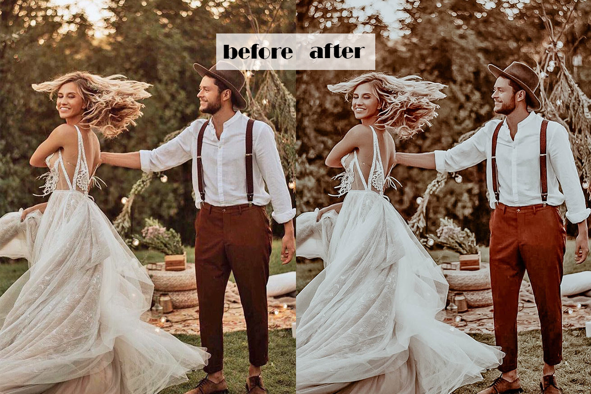 Rustic Wedding Lightroom Presets | Mobile &amp; Desktop