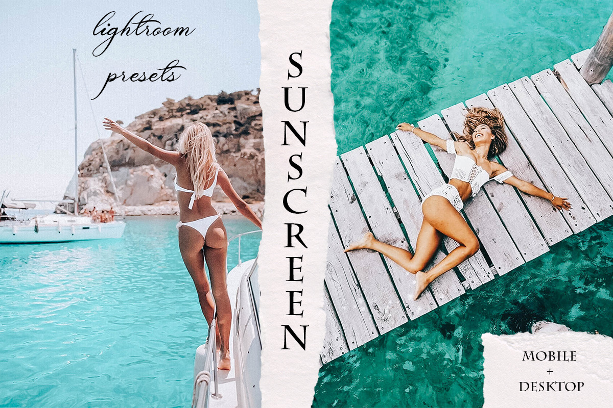 SunScreen Mobile &amp; Desktop Lightroom Presets