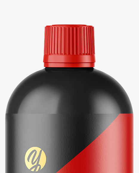 Glossy Bottle Mockup