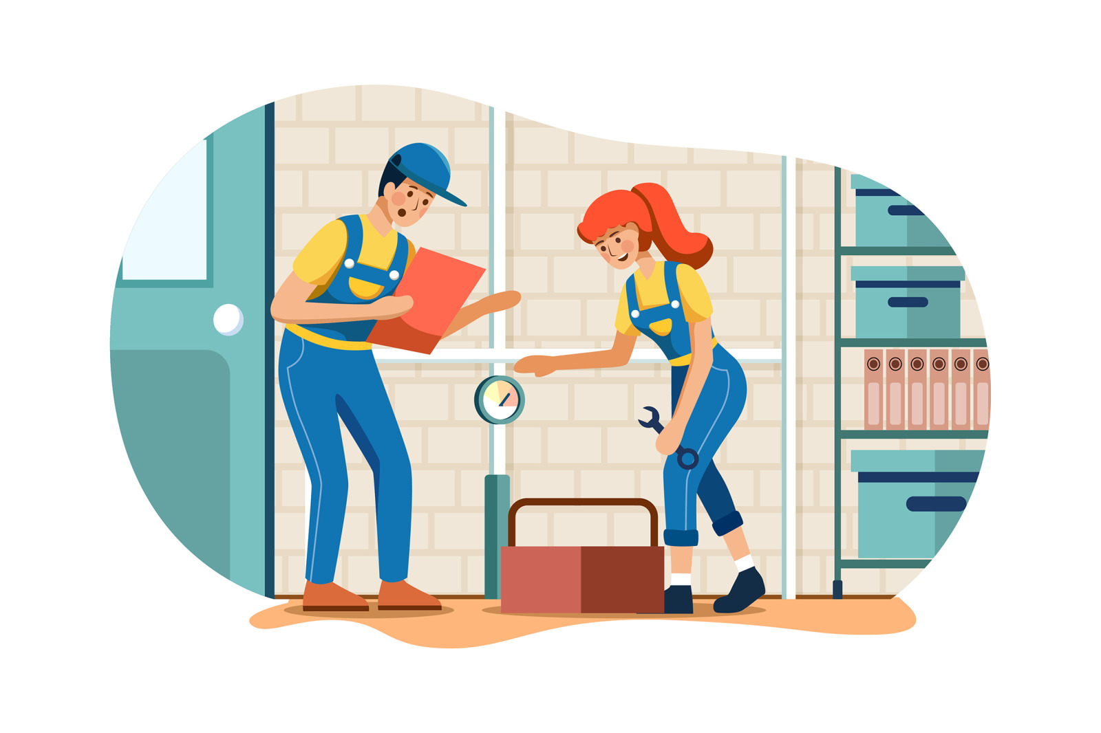 M136_Plumbing Service Illustrations