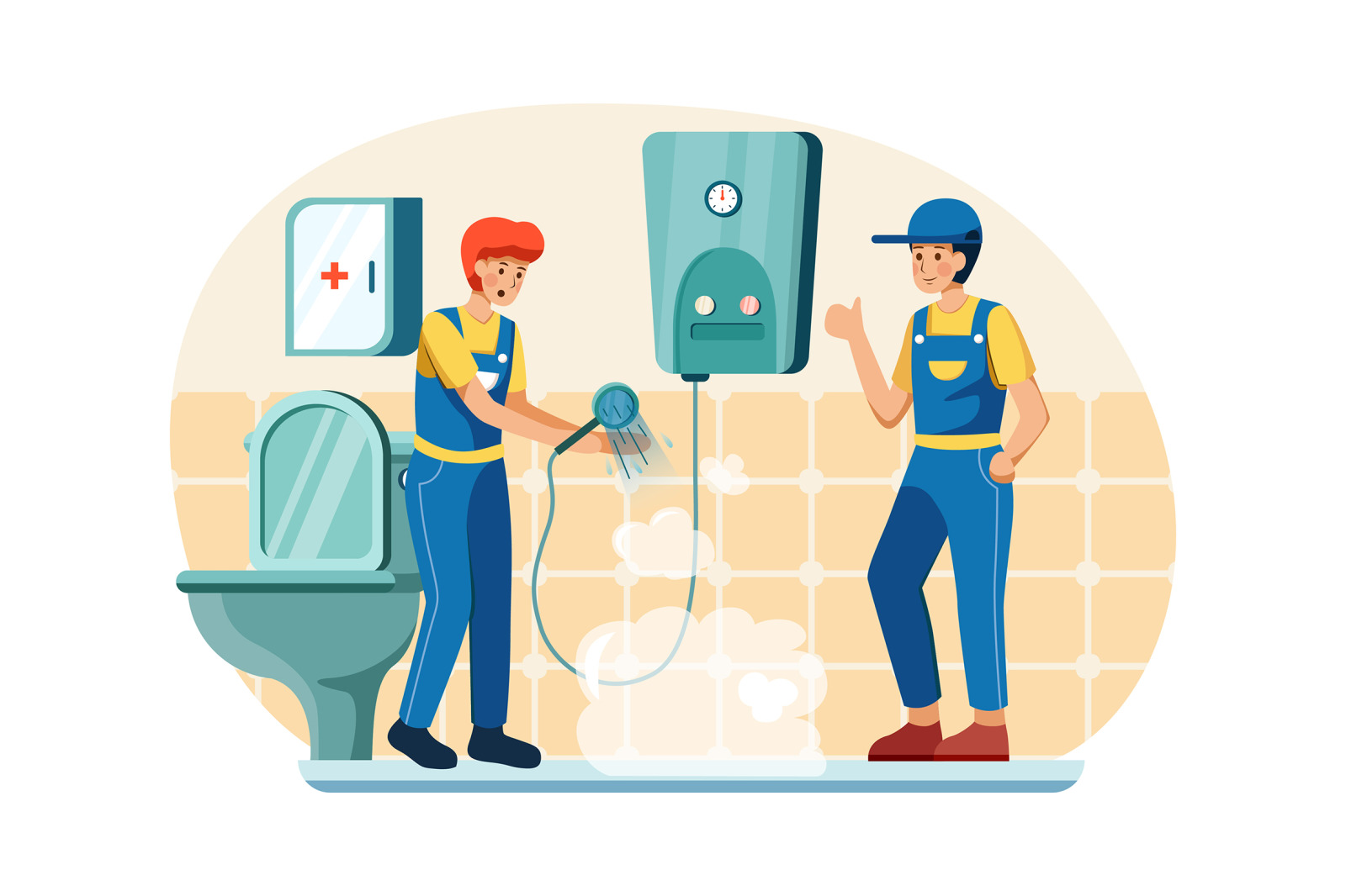 M136_Plumbing Service Illustrations