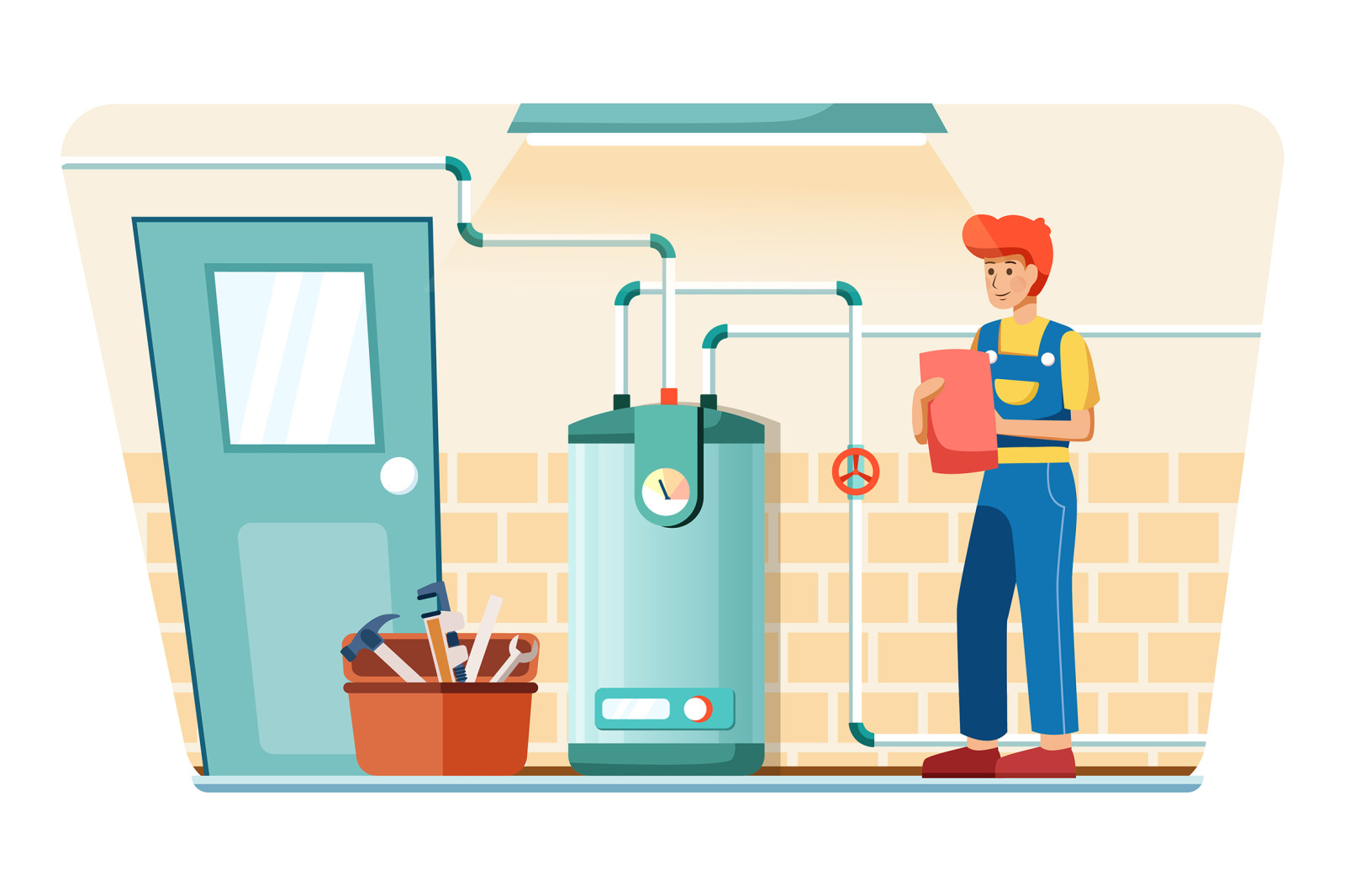 M136_Plumbing Service Illustrations M136_Plumbing Service Illustrations