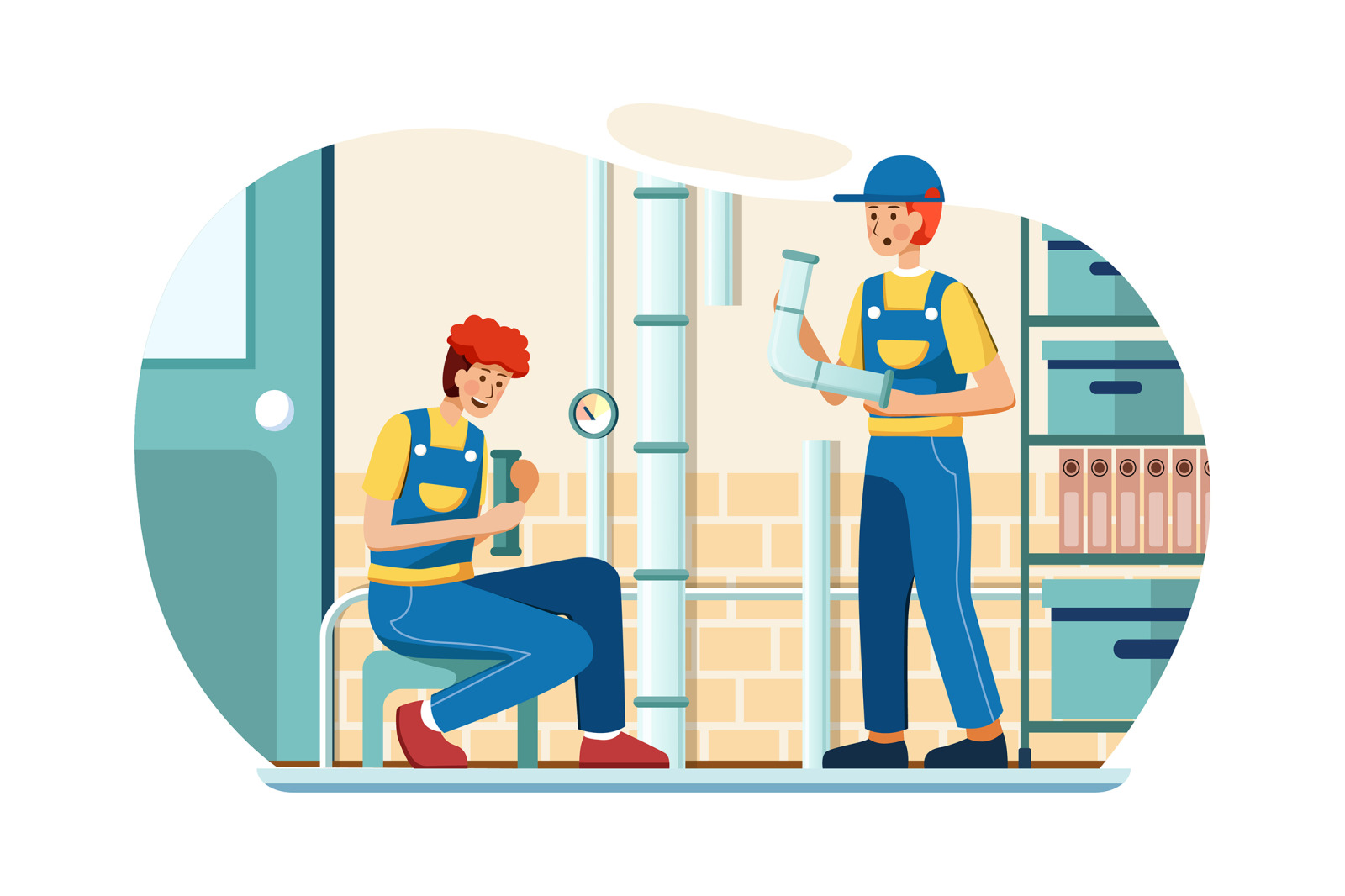 M136_Plumbing Service Illustrations M136_Plumbing Service Illustrations