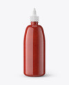 Sriracha Sauce Bottle Mockup