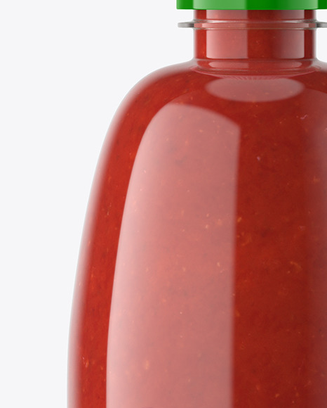 Sriracha Sauce Bottle Mockup