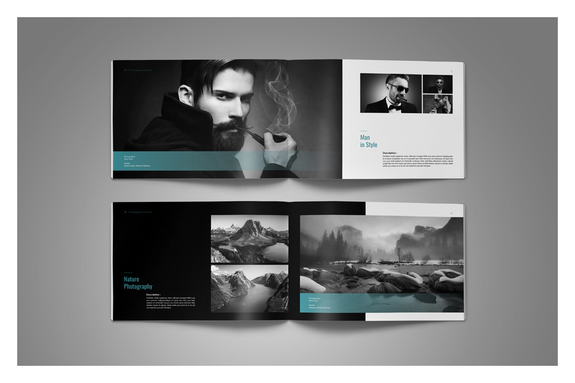 PSD Photo Album Template