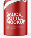 Matte Plastic Sauce Bottle