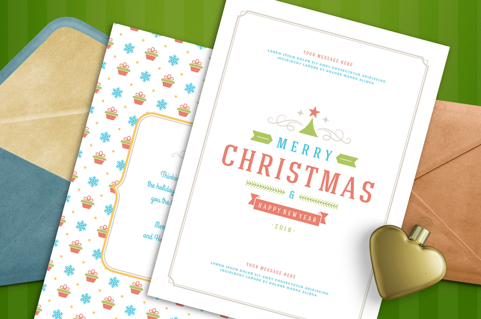 5 Christmas greeting cards 5 Christmas greeting cards