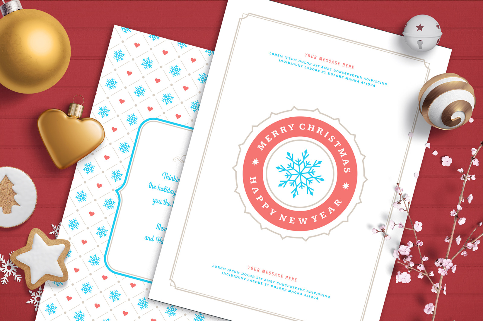 5 Christmas greeting cards 5 Christmas greeting cards