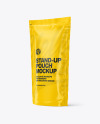 Glossy Stand-up Pouch Mockup