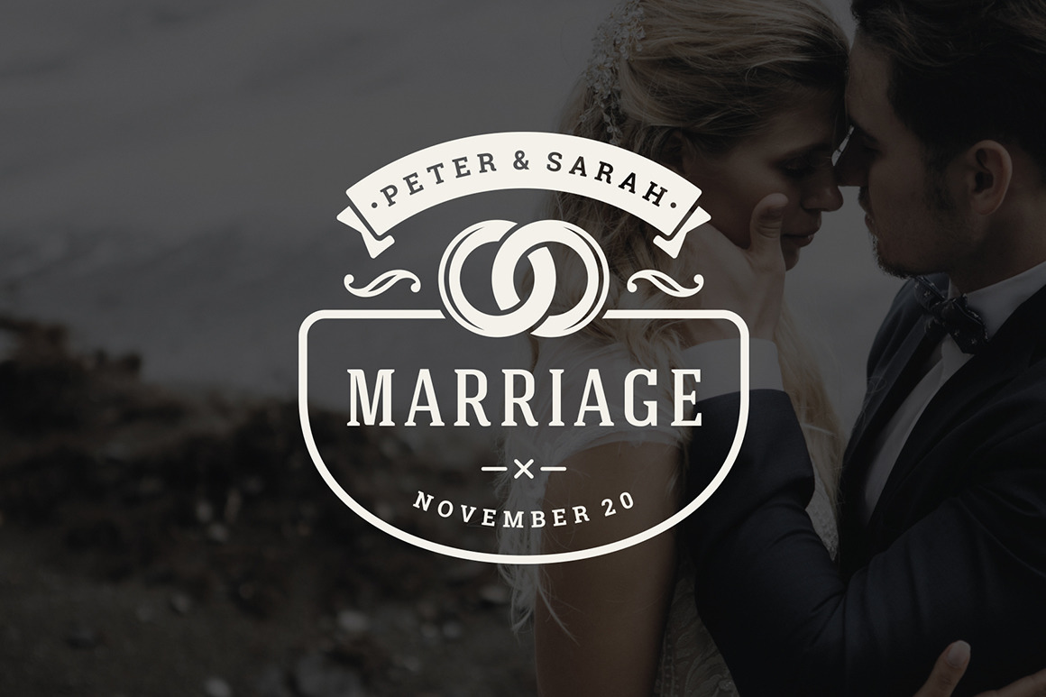 18 Wedding Logos and Badges 18 Wedding Logos and Badges