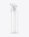 Clear Spray Bottle Mockup