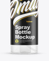 Clear Spray Bottle Mockup