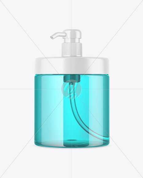 Clear Plastic Bottle Mockup