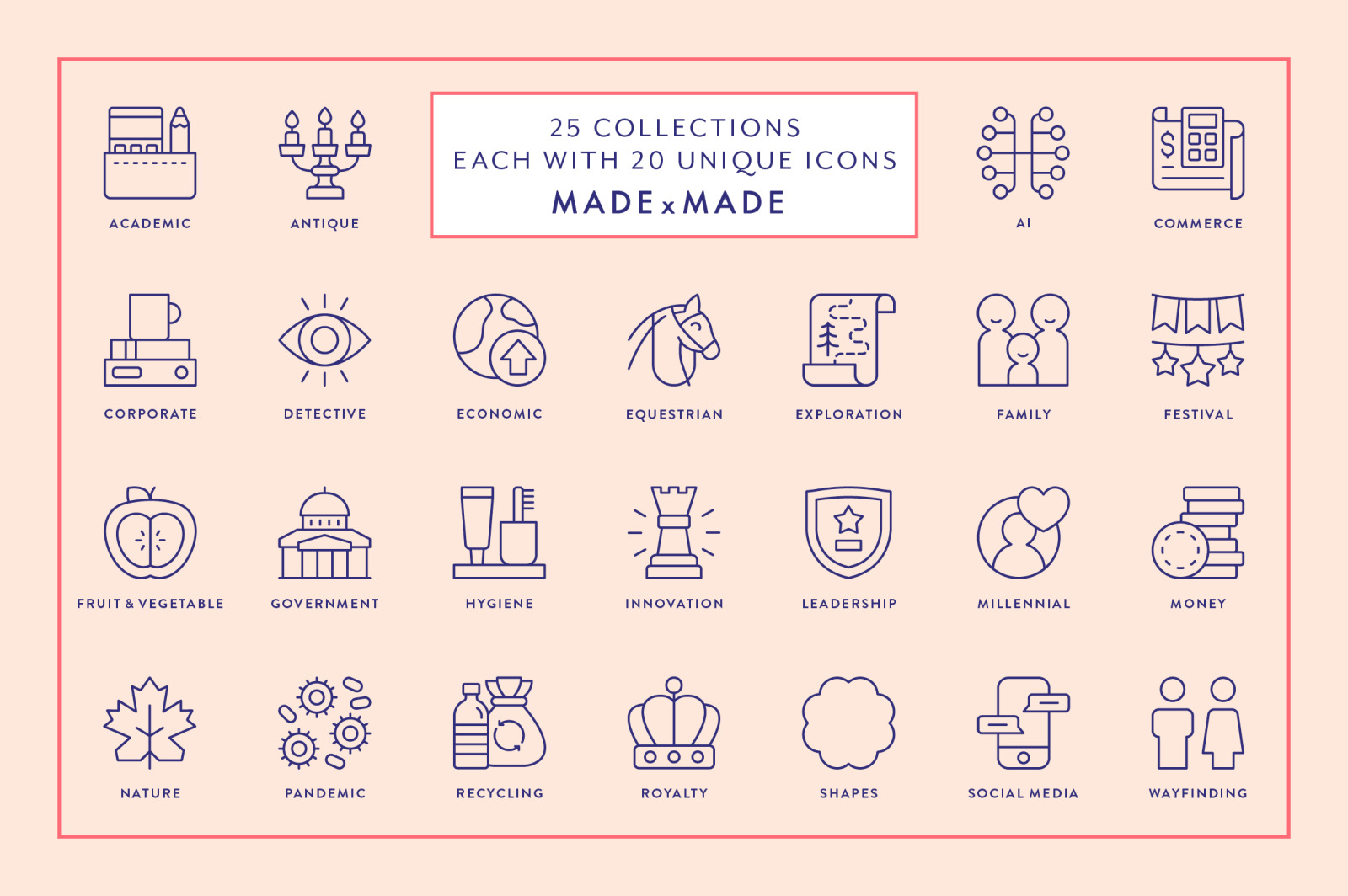 Line Icons – Mega Bundle Vol 6 Line Icons – Mega Bundle Vol 6