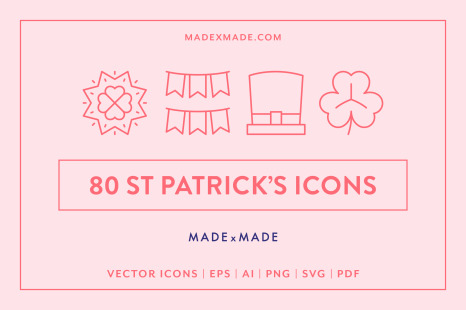 Line Icons – St Patricks Day - Saint patrick day