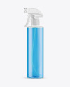 Clear Spray Bottle Mockup