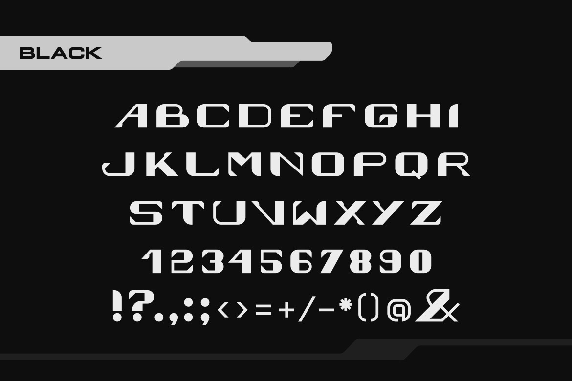 Vortex Digital Technology Font