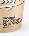 Kraft Ice Cream Cup Mockup