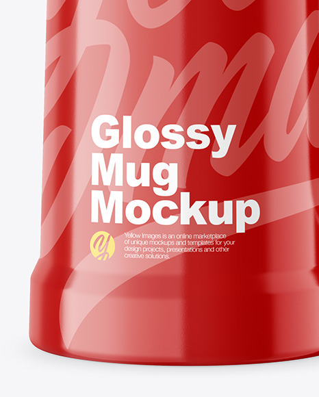 Glossy Mug Mockup