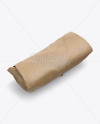 Kraft Burrito Wrapper Mockup - Halfside View