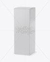 Paper Box Mockup - Halfside View (High-Angle)