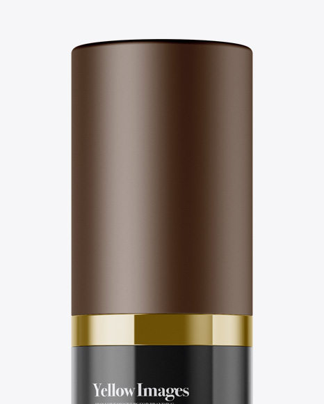 Cosmetic Bottle with Glossy Glass Mockup Cosmetic Bottle with Glossy Glass Mockup