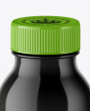 Glossy Bottle With Drink Mockup (High-Angle Shot)